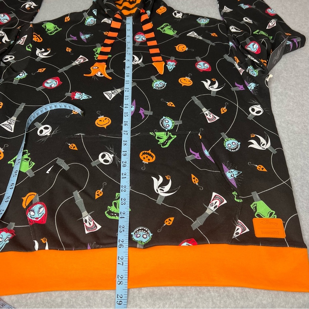 Loungefly Disney Nightmare Before Christmas Ornaments Unisex Hoodie Size Med NWT - Picture 6 of 15